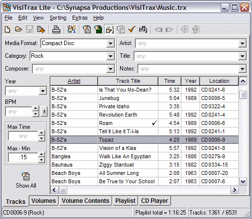 TracksView